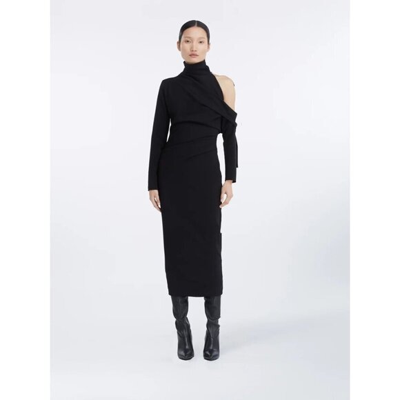 GAUGE81 Teresa Midi Dress in Mocha Brown 40 New Womens Bodycon - Picture 13 of 16